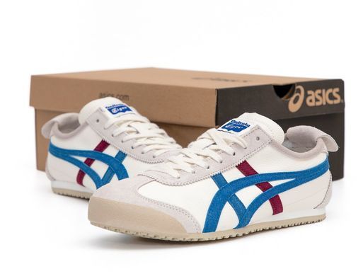 Кроссовки Asics Onitsuka Tiger Mexico 66 White Blue Red, 40