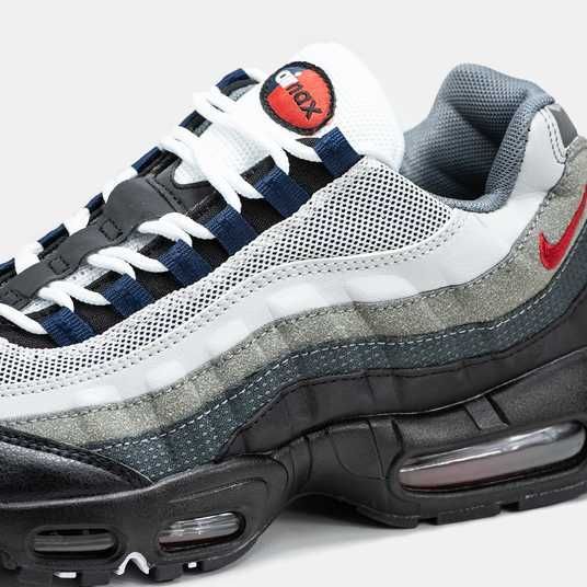 Кросівки Nike Air Max 95 Grey White Black Купить (Доставка 1-3 Дня)