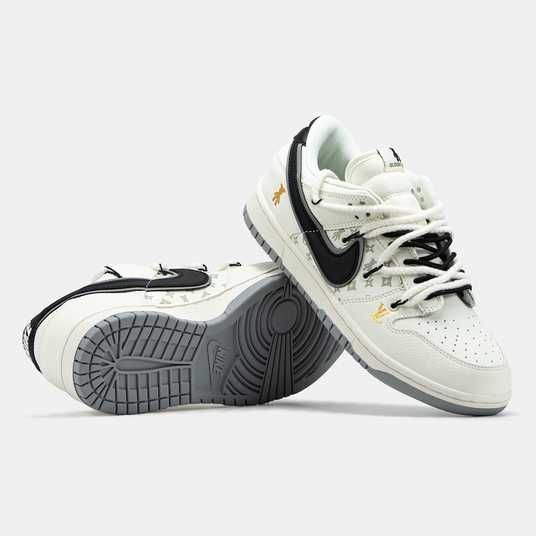 Louis Vuitton ブロック ホワイト/ブラック Кросівки Nike SB x Louis Vuitton x Glommy Bear White Black Купити