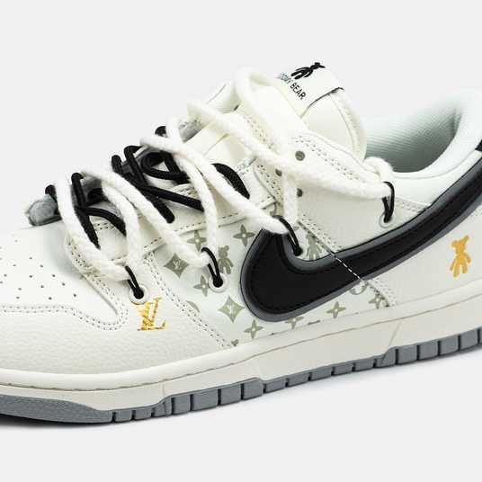 Кросівки Nike SB x Louis Vuitton x Glommy Bear White Black Купити