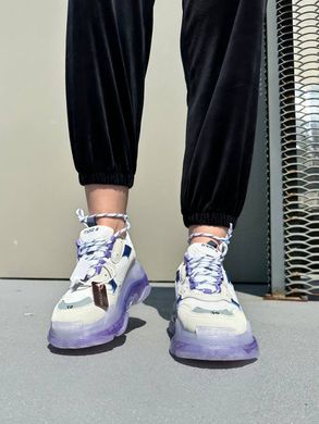 Кросівки Balenciaga Triple S Clear Sole Violet