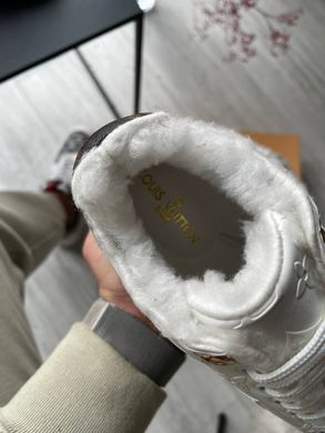 Кросівки Louis Vuitton Time Out White Winter FUR, 39