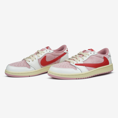Кроссовки Jorgan 1 Low x Travis Scott Sail Tropical Pink, 36