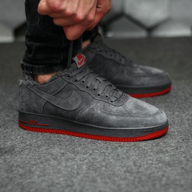 Кроссовки NK Air Force 1 Low Black Red, 40