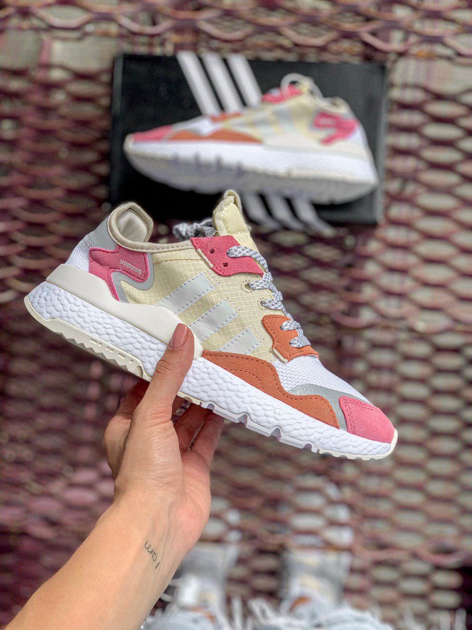 adidas nite jogger trace pink