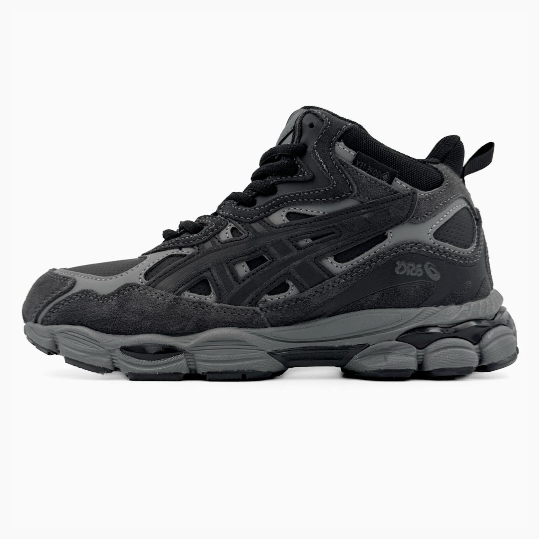Кроссовки Asics Gel-NYC High Gore-Tex Fur Grey Black - Sneakers