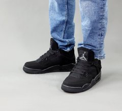 Кроссовки Jordan 4 Black Cat Fur, 41