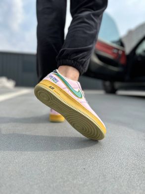 Кросівки NK Air Force Low Limited Edition Pink Green Yellow, 36