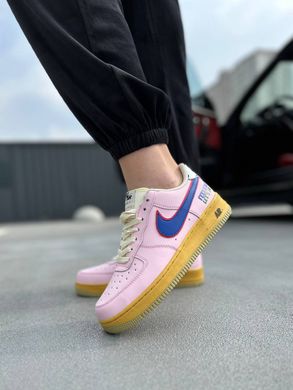 Кросівки NK Air Force Low Limited Edition Pink Green Yellow