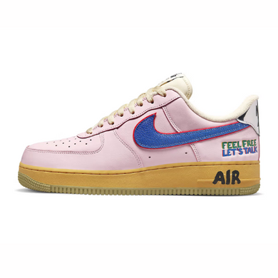 Кросівки NK Air Force Low Limited Edition Pink Green Yellow
