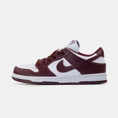 Кросівки NK Dunk Low Team Red Bordo White, 36