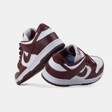 Кросівки NK Dunk Low Team Red Bordo White, 36