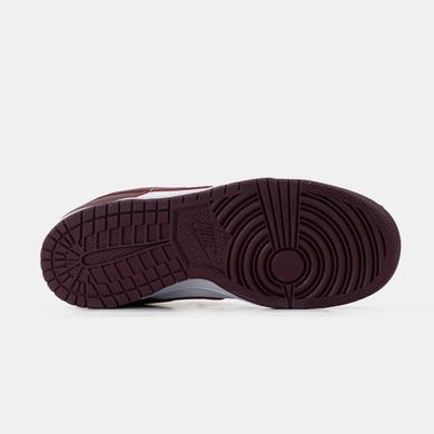 Кросівки NK Dunk Low Team Red Bordo White, 36