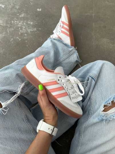 Adidas Samba White Peach  ( 1-3 )