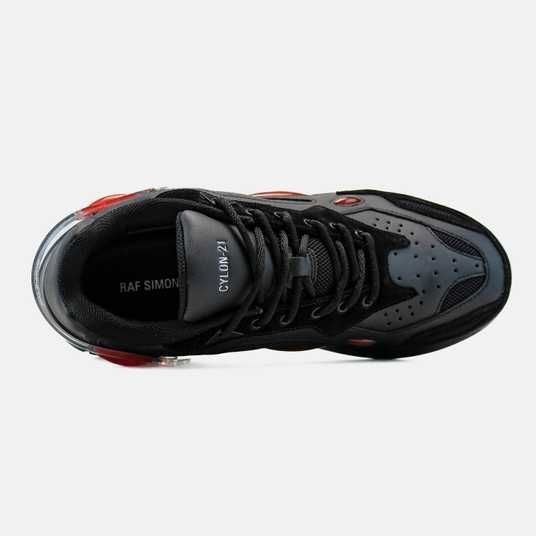 Кросівки Adidas x Raf Simons Cylon-21 Black Red - Sneakers Kross