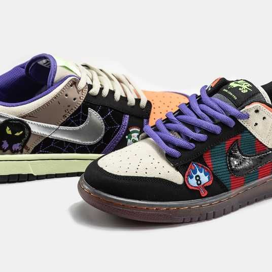 Кроссовки Nike SB Dunk Low x Halloween Custom Купить (Доставка 1-3