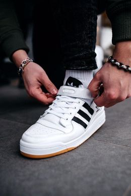 Кроссовки Adidas Forum White Black, 42