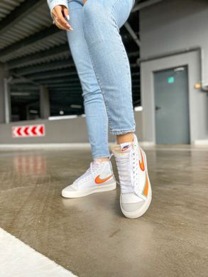 Кроссовки Nike Blazer White Orange