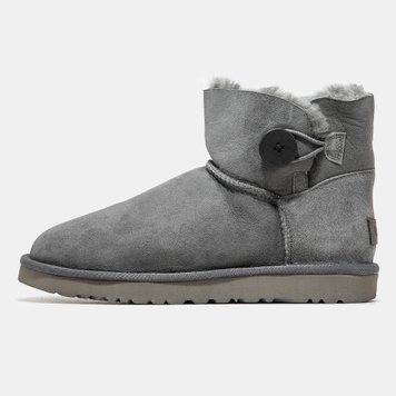 Черевики UGG Mini Bailey Button Grey, 36