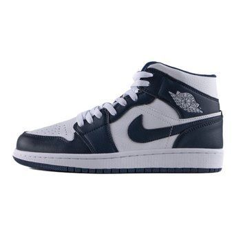 Кроссовки Air Jordan 1 Navy White, 37