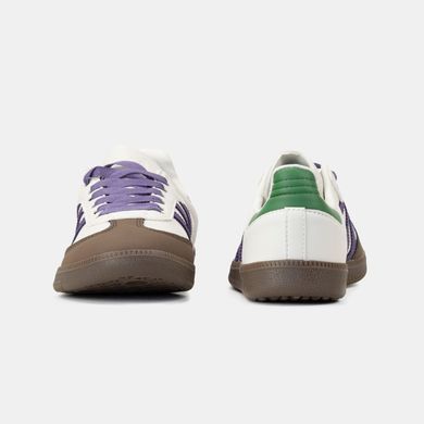 Кросівки Adidas Samba White Purple Brown Green, 36