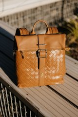 Рюкзак коричневий, 34x30x13