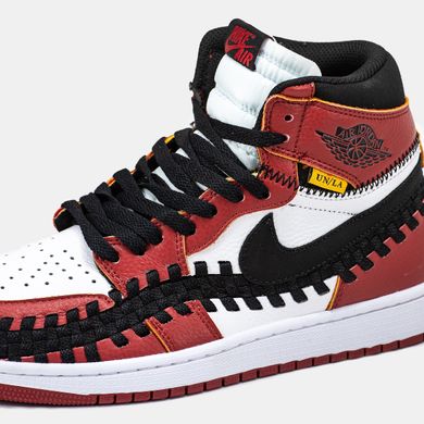 Кроссовки Nike Air Jordan 1 Retro x Union L.A Red Black White, 41