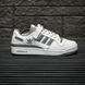 Кроссовки Adidas Forum Low White Grey v2, 43