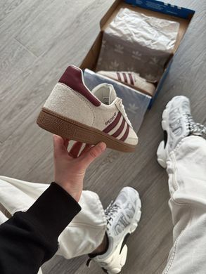 Кроссовки Adidas Handball Spezial Off White Collegiate Burgundy, 36