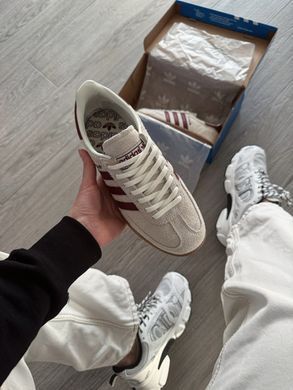 Кроссовки Adidas Handball Spezial Off White Collegiate Burgundy, 36