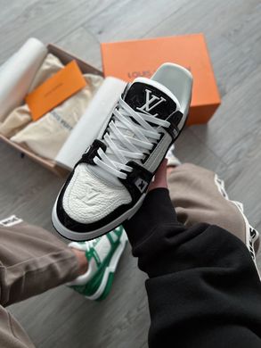 Кроссовки Louis Vuitton LV Trainer White Black