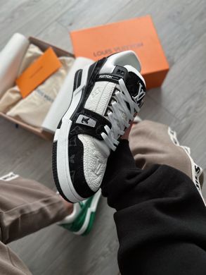 Кроссовки Louis Vuitton LV Trainer White Black, 40