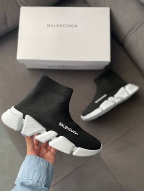 Кроссовки Balenciaga Speed trainer Black / White, 36
