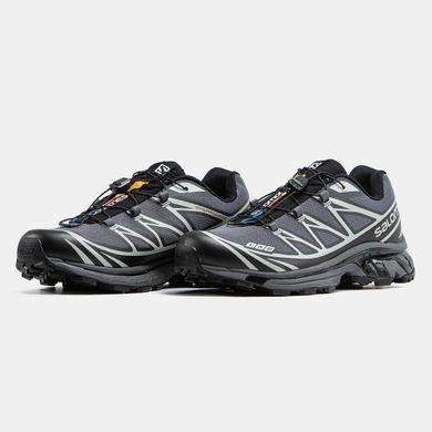 Кроссовки Salomon XT-6 Soft Ground LAB Grey Black White, 40