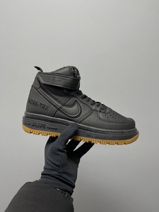 Кросівки NK Air Force 1 GORE-TEX Black Gum Winter Fur, 40