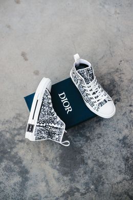 Dior B23 Sneakers High Black White