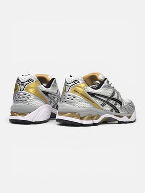 Кроссовки Asics Gel-Kayano 14 White Silver Black Gold, 40