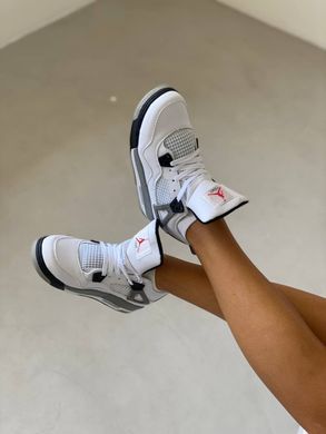 Кросівки Air Jordan Retro 4 White Black