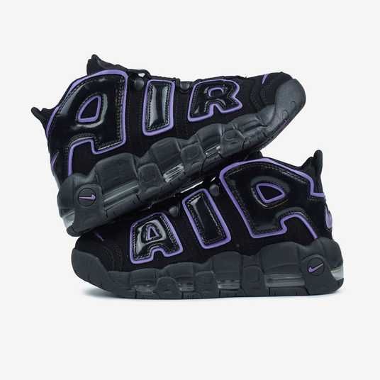 Кросівки Nike Air More Uptempo Black Purple Купити (Доставка 1-3 Дні)