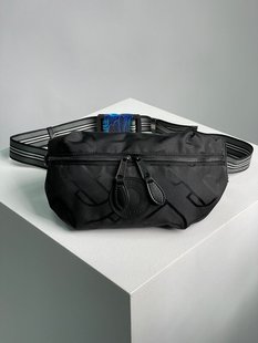 Поясна сумка Burberry Black Quilted Fabric Medium Sonny Belt Bag Premium, 30x16x9