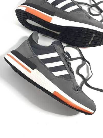 即購入ok Кроссовки Adidas ZX 500 Grey White Купить (Доставка 1-3 Дня)