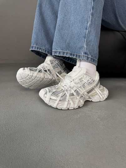 Кроссовки Balenciaga 3XL Extreme Lace White Silver Купить