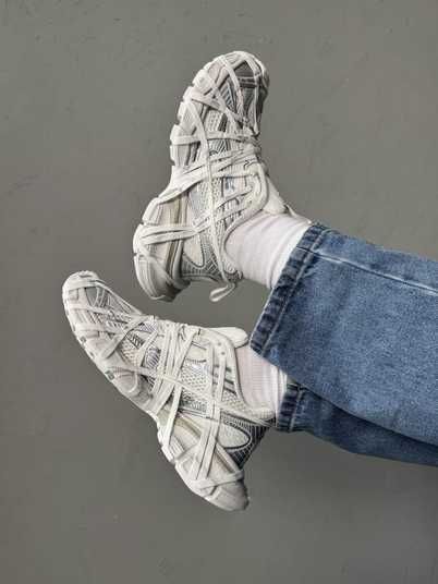Кроссовки Balenciaga 3XL Extreme Lace White Silver Купить