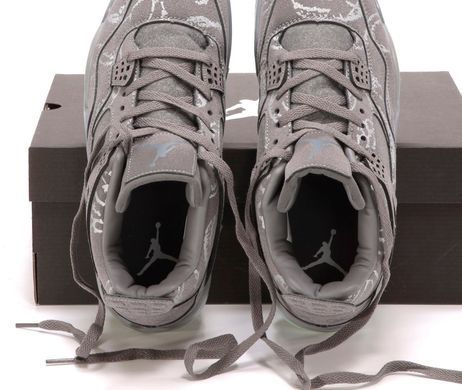 Кросівки Air Jordan 4 Retro Kaws"Grey", 41