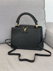 Сумка Louis Vuitton Capucines Black, 27x19x10
