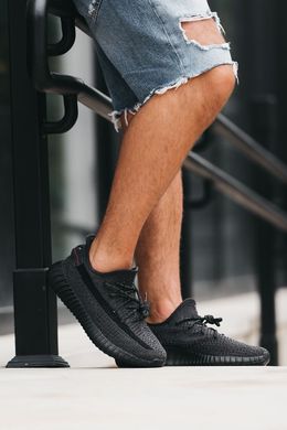 Кроссовки Adidas Yeezy 350 Black Reflective, 36