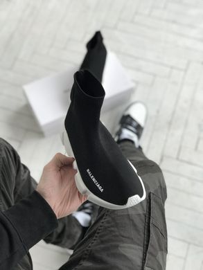 Кроссовки Balenciaga Speed Trainer Sock Black White, 37