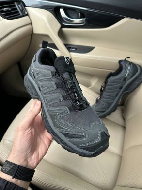 Кроссовки Salomon XA Forces Black Grey Waterproof Gore-Tex, 41