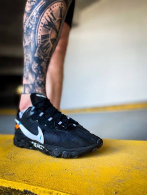 Кроссовки Nike React Element Off-White 'Black', 44