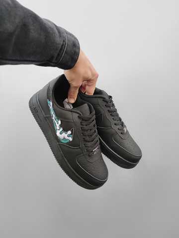 Black air discount force swoosh pack